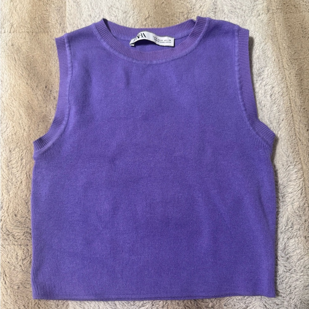 Zara Purple Tank Top
